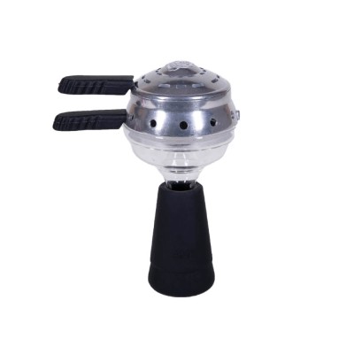 Amy Deluxe Μπολ Ναργιλέ με Διαχειριστή Θερμότητας Silver